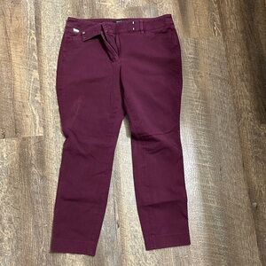 Women’s White House Black Market purple Straight-Leg Pants